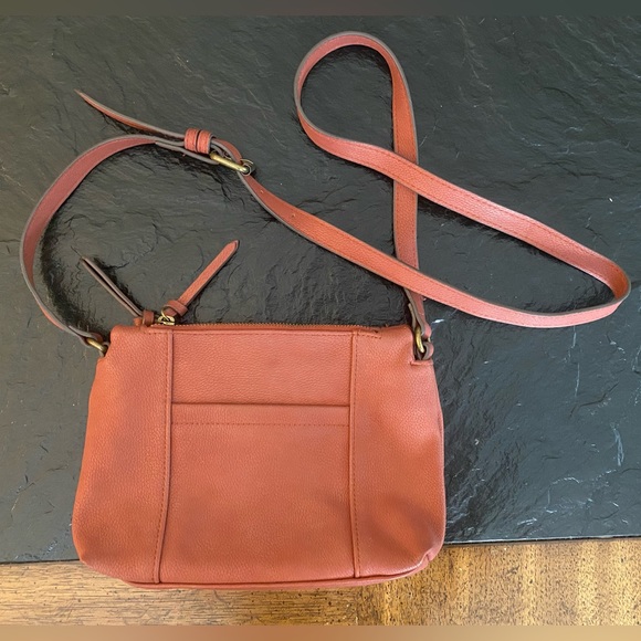 Sonoma Crossbody Purse Rust Red/Brown NWOT - Picture 7 of 16